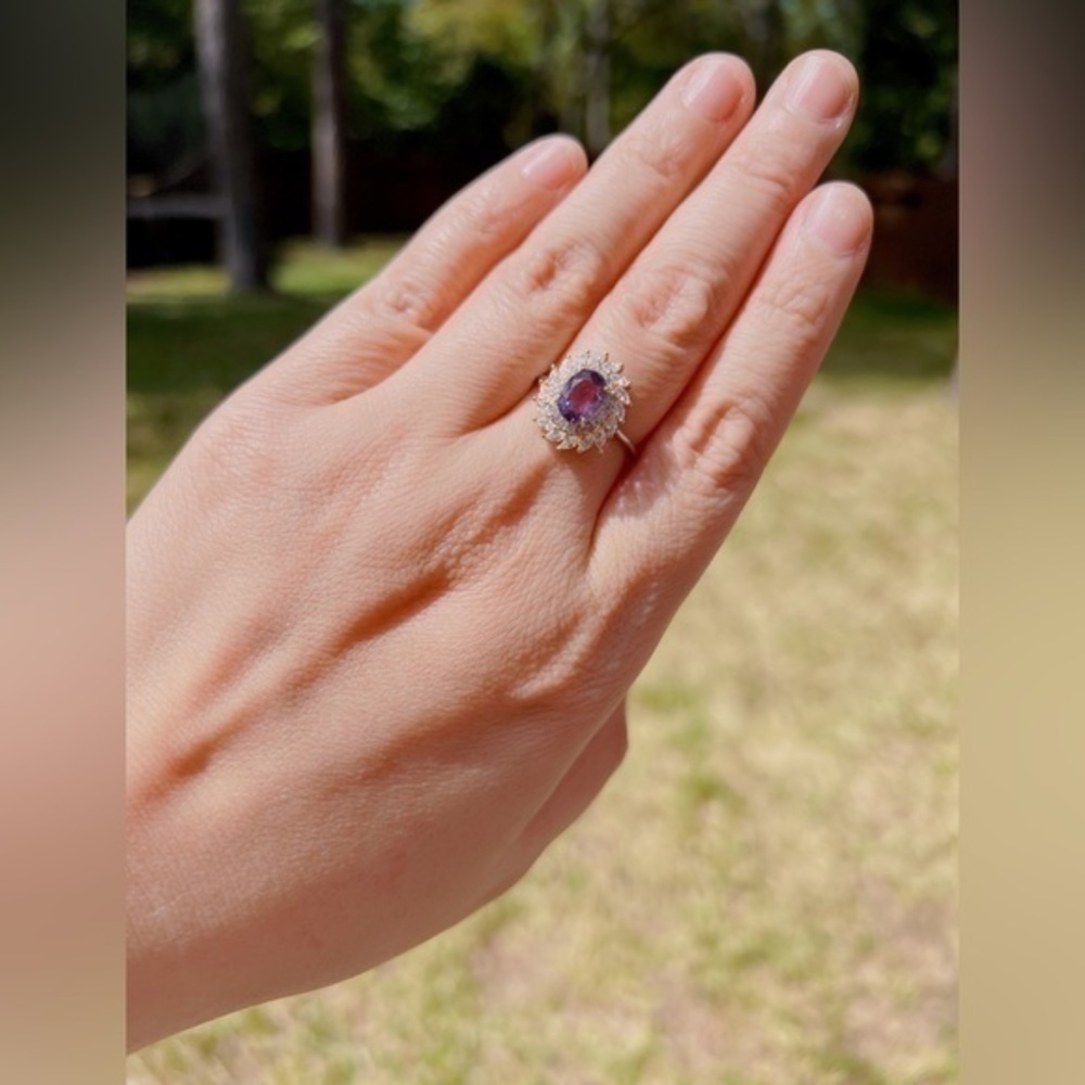 Sterling Silver Amethyst Ring